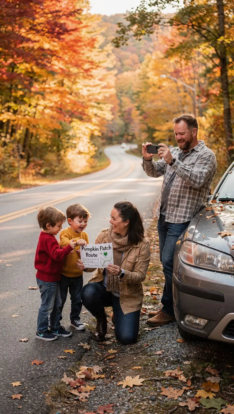Miejsca odpoczynku z ławkami i tablicami informacyjnymi dla turystów.