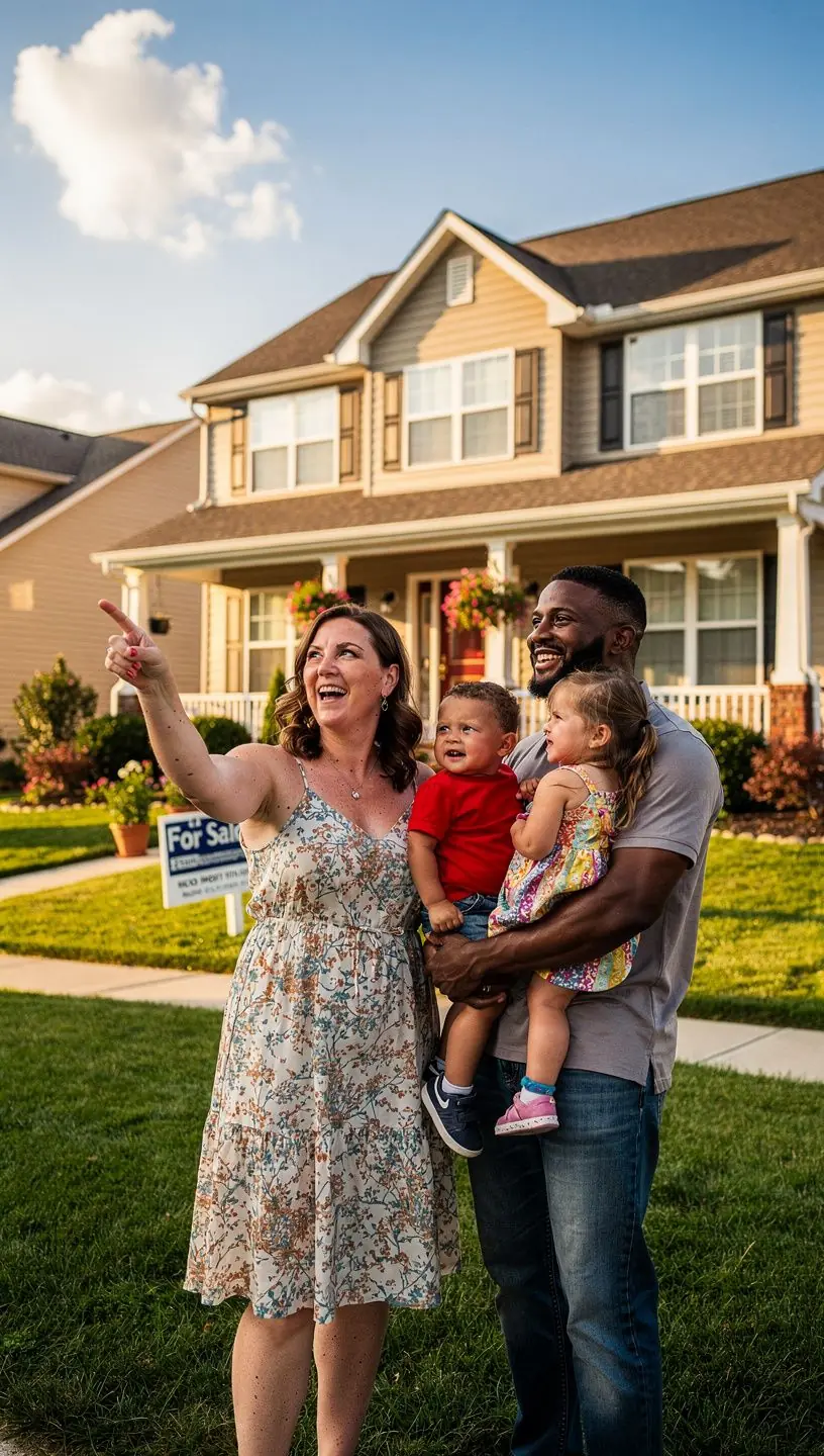 Grupa specjalistów omawiających kryteria wyboru odpowiedniej dzielnicy do zamieszkania.
