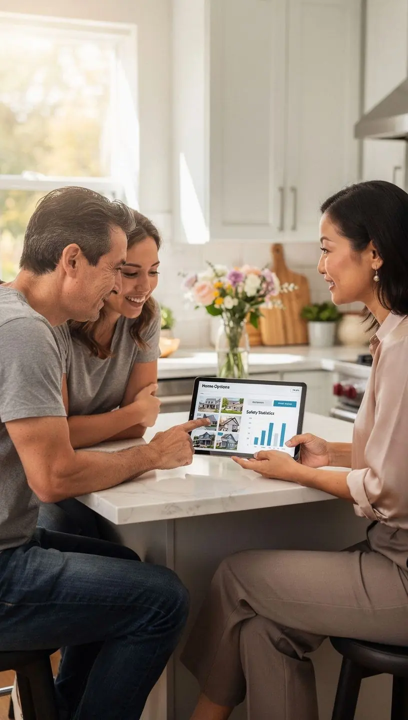 Grupa ludzi uczestnicząca w warsztatach dotyczących praktyk bezpieczeństwa w okolicy.